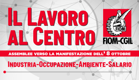 Manifestazione nazionale della Cgil a Roma sabato 8 ottobre